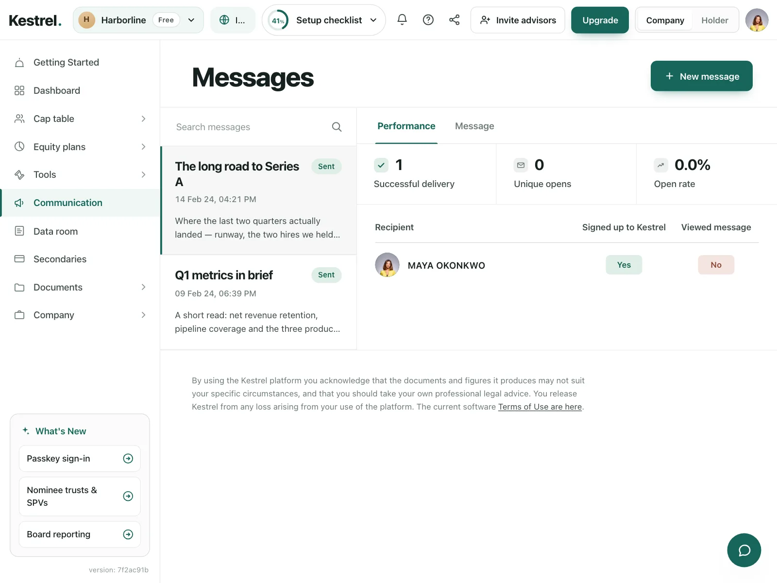 Emails & Messages