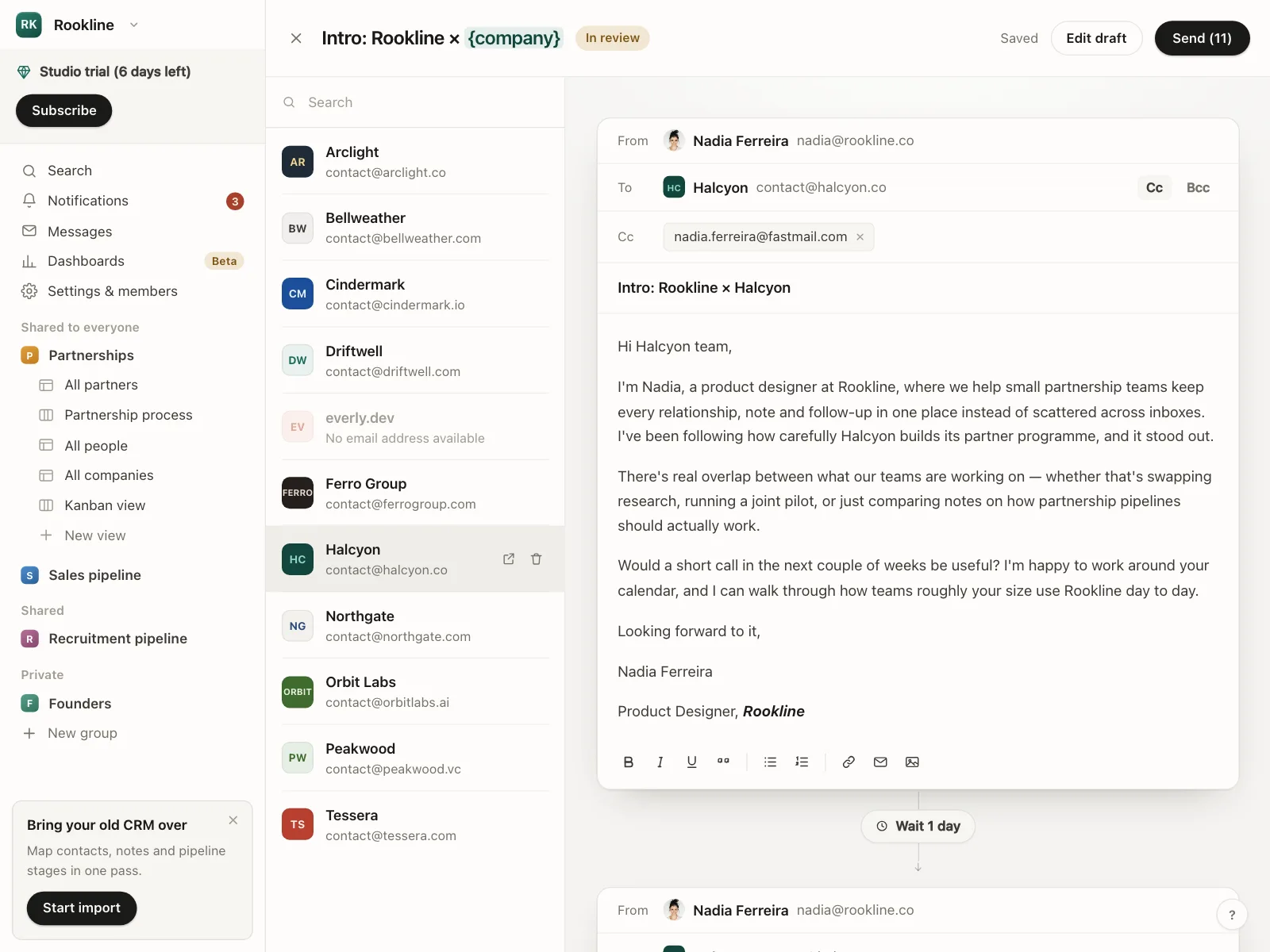 Emails & Messages