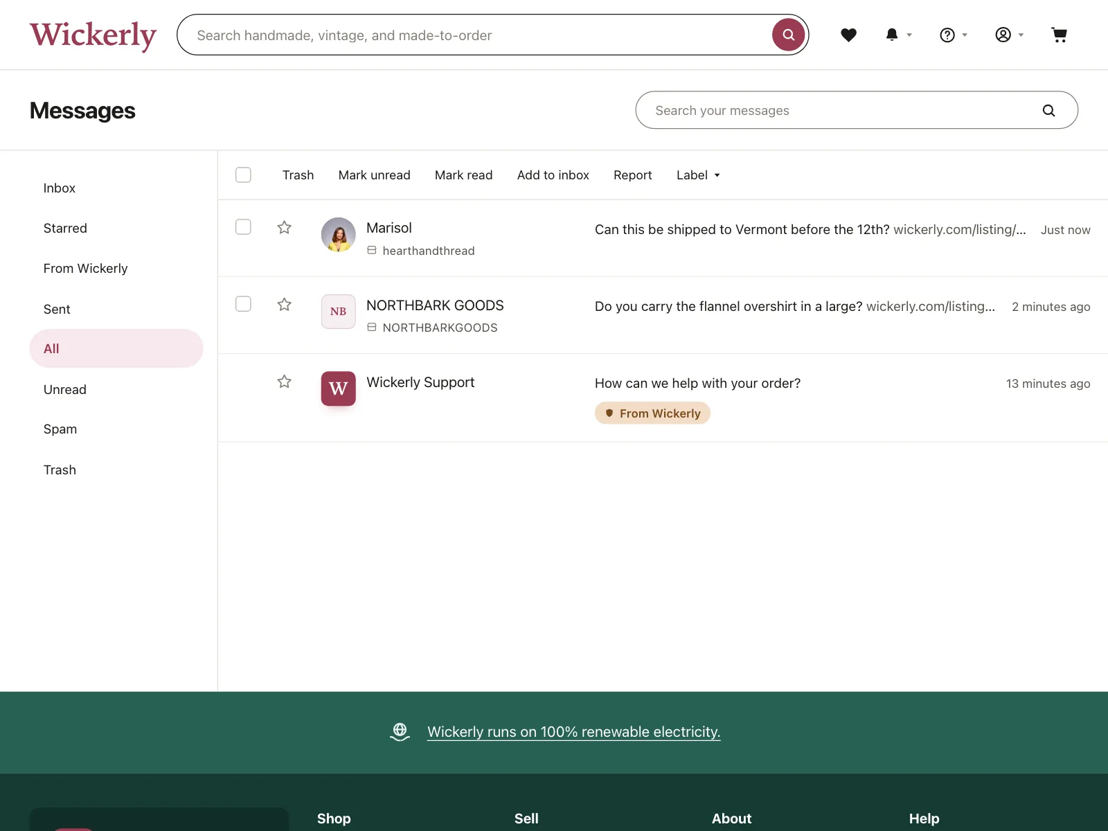 Emails & Messages