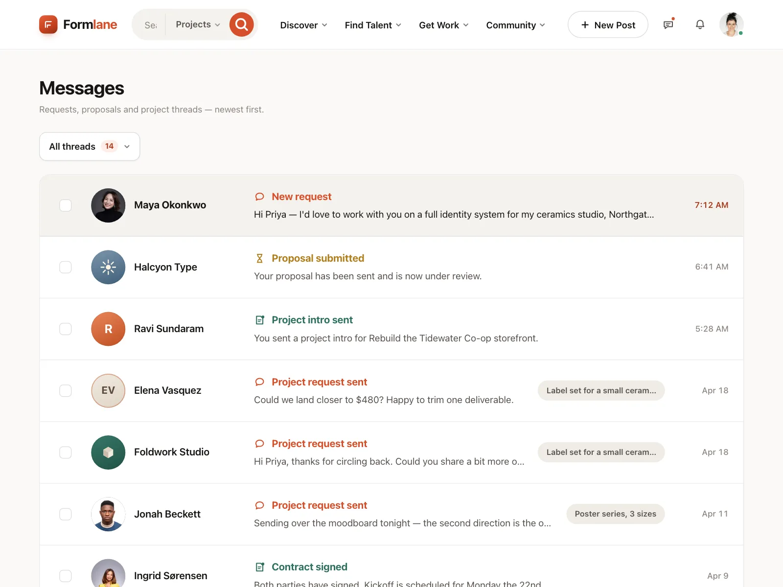 Emails & Messages