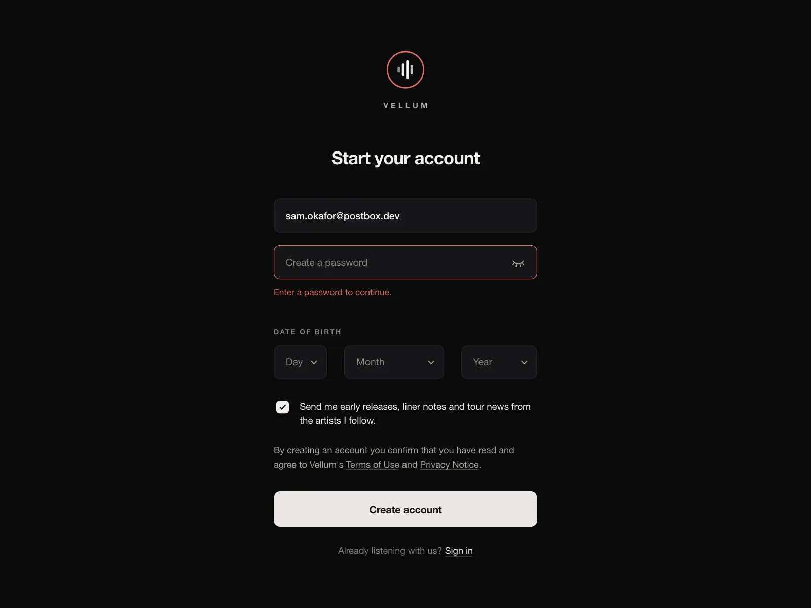 Error