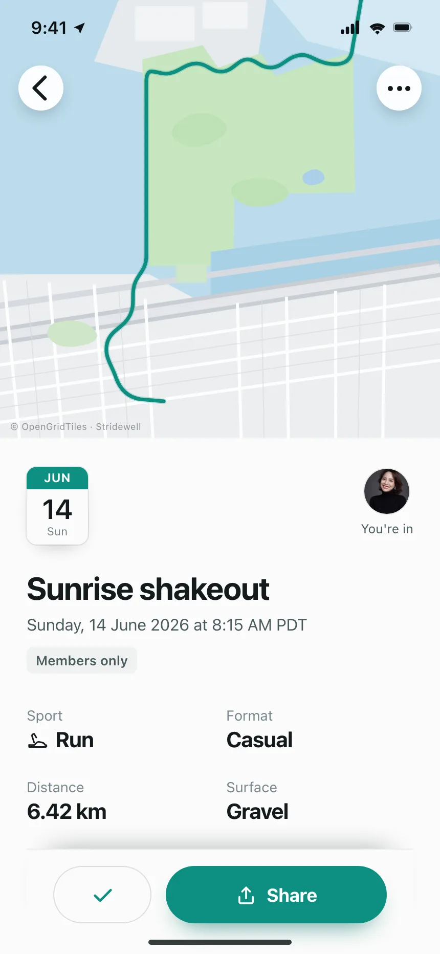Event detail