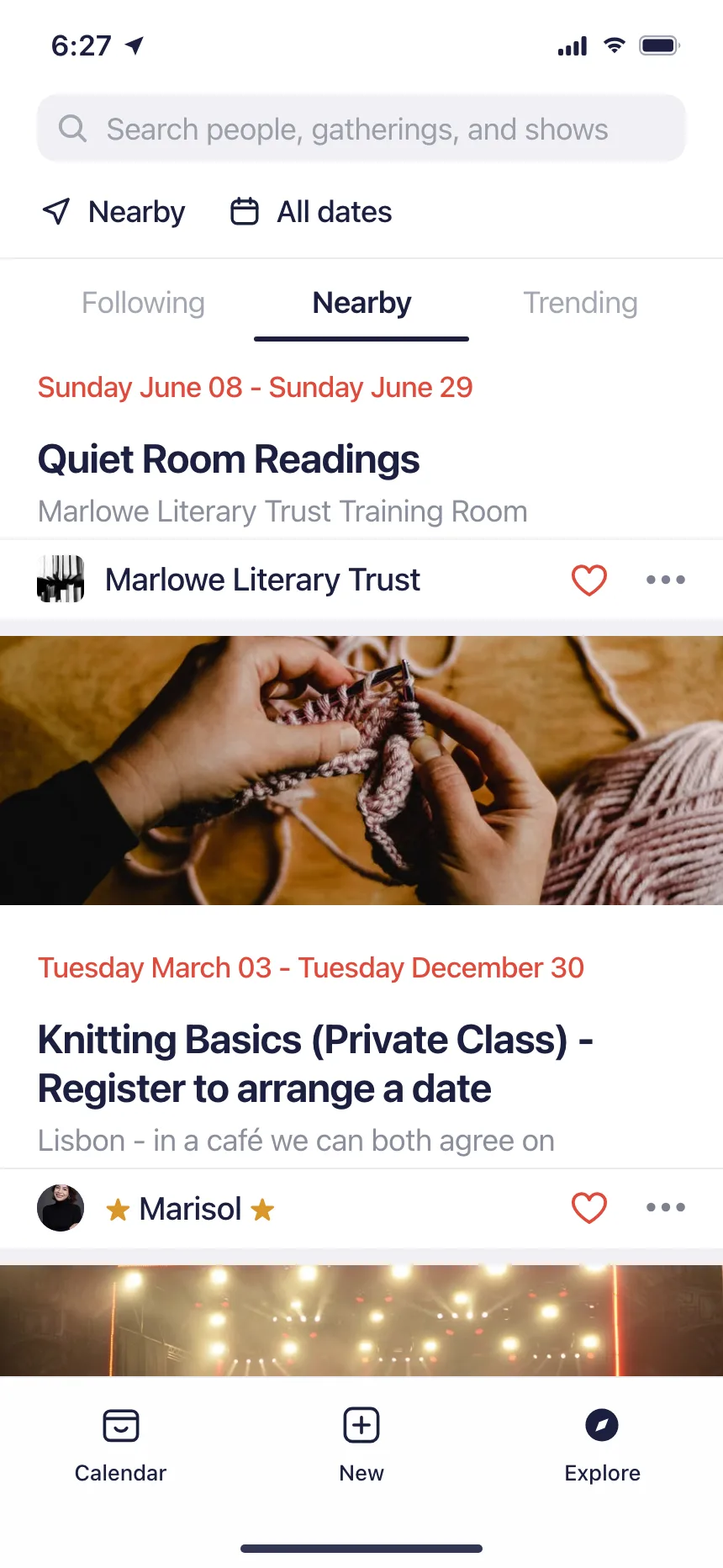Event detail