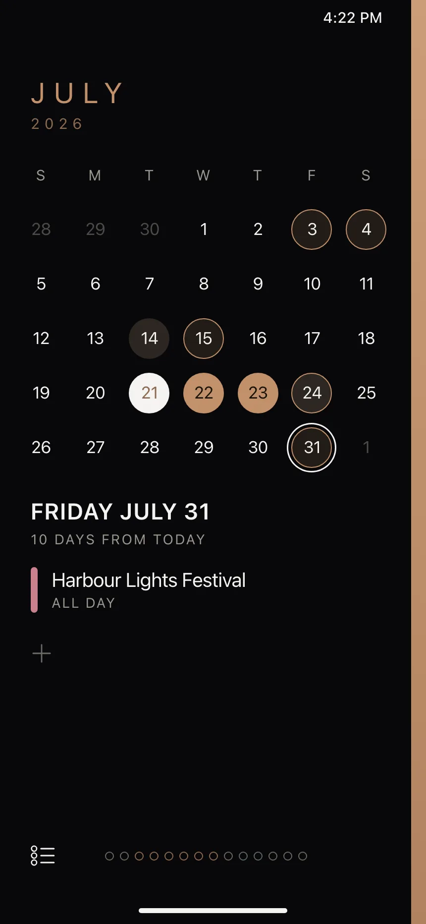 Event detail