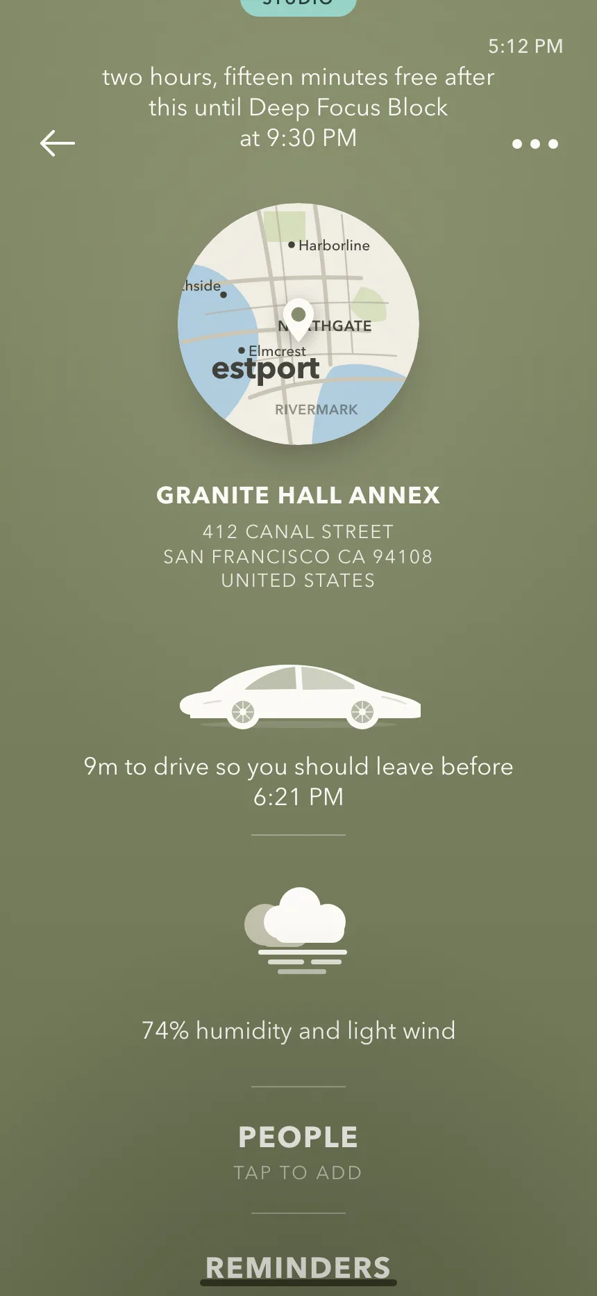 Event detail