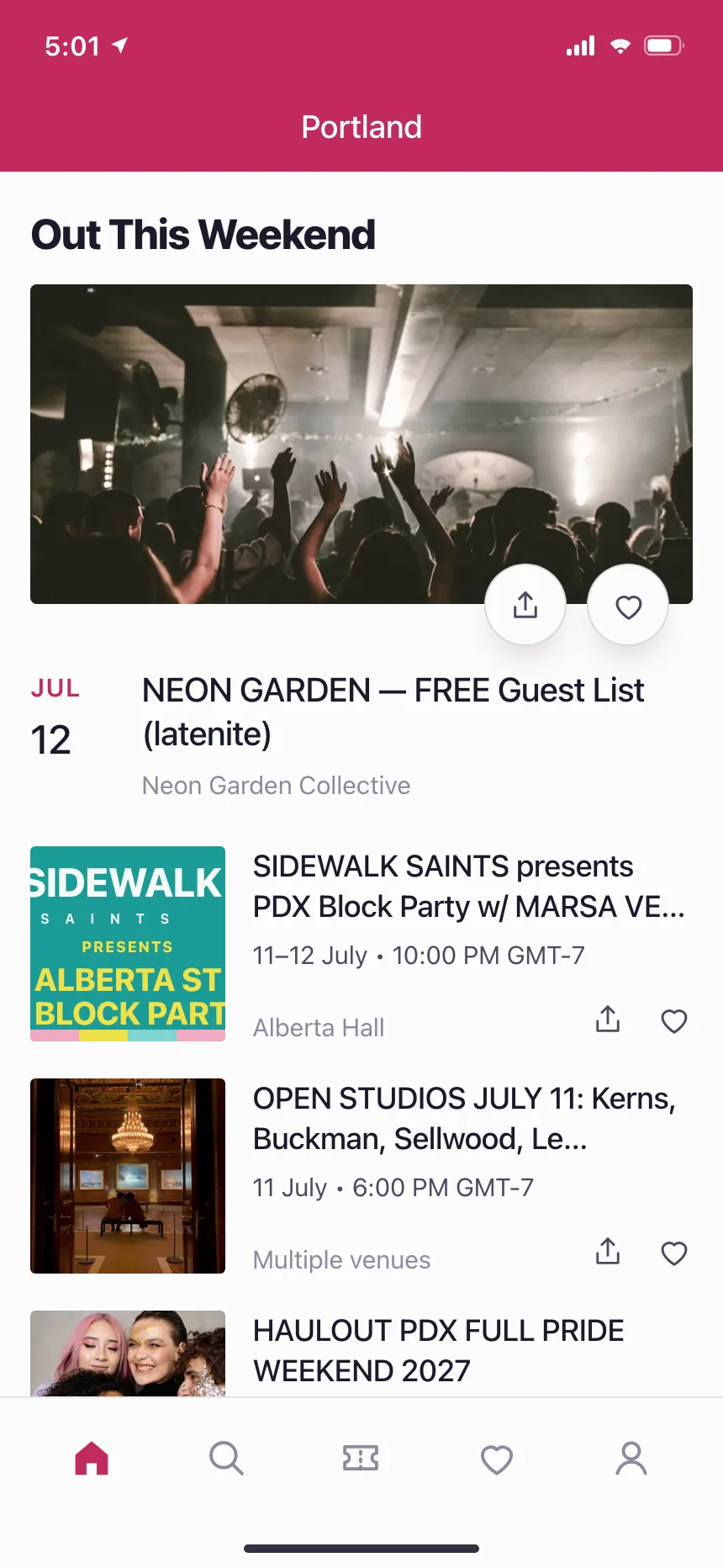 Event detail