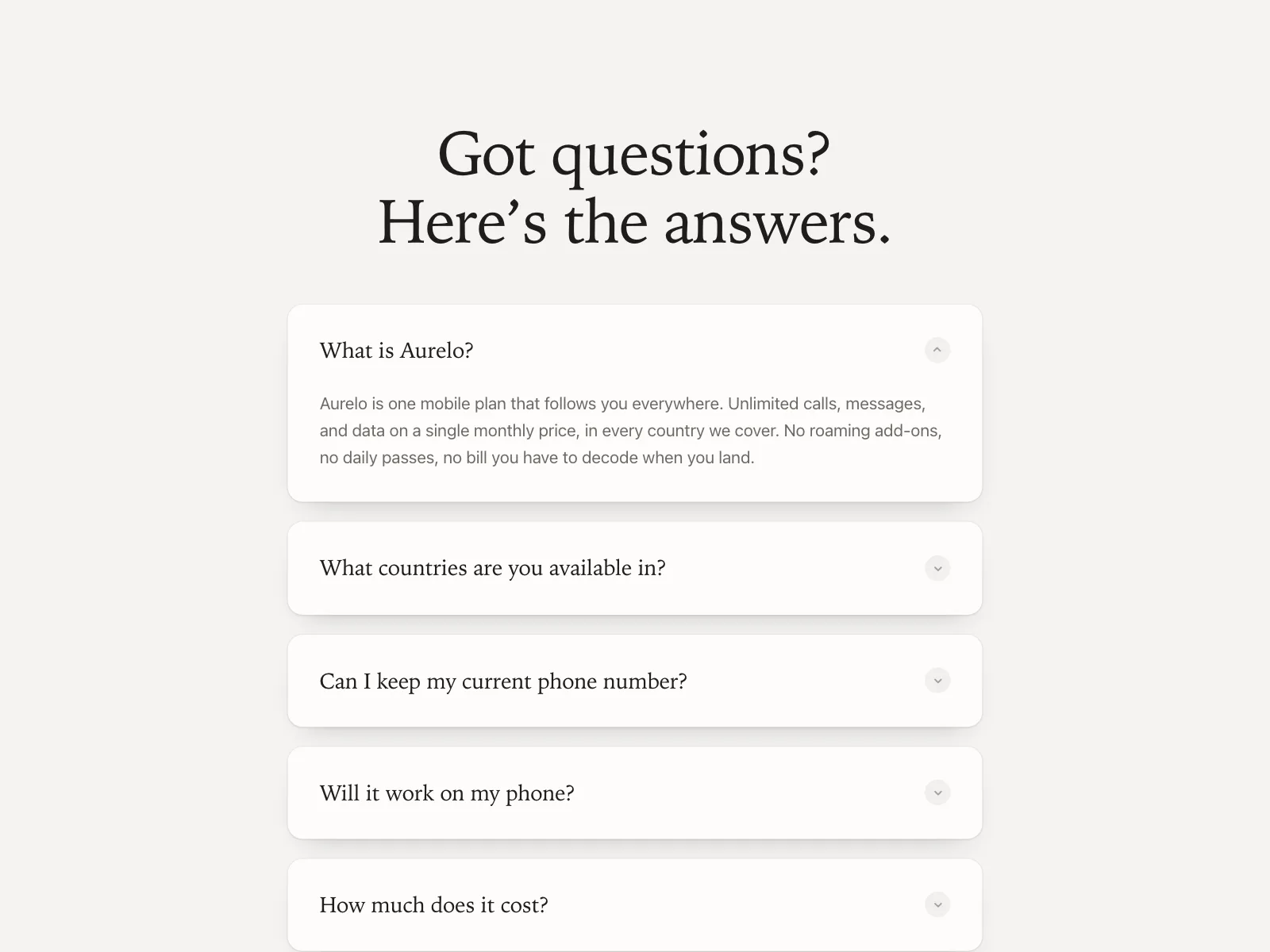 FAQ