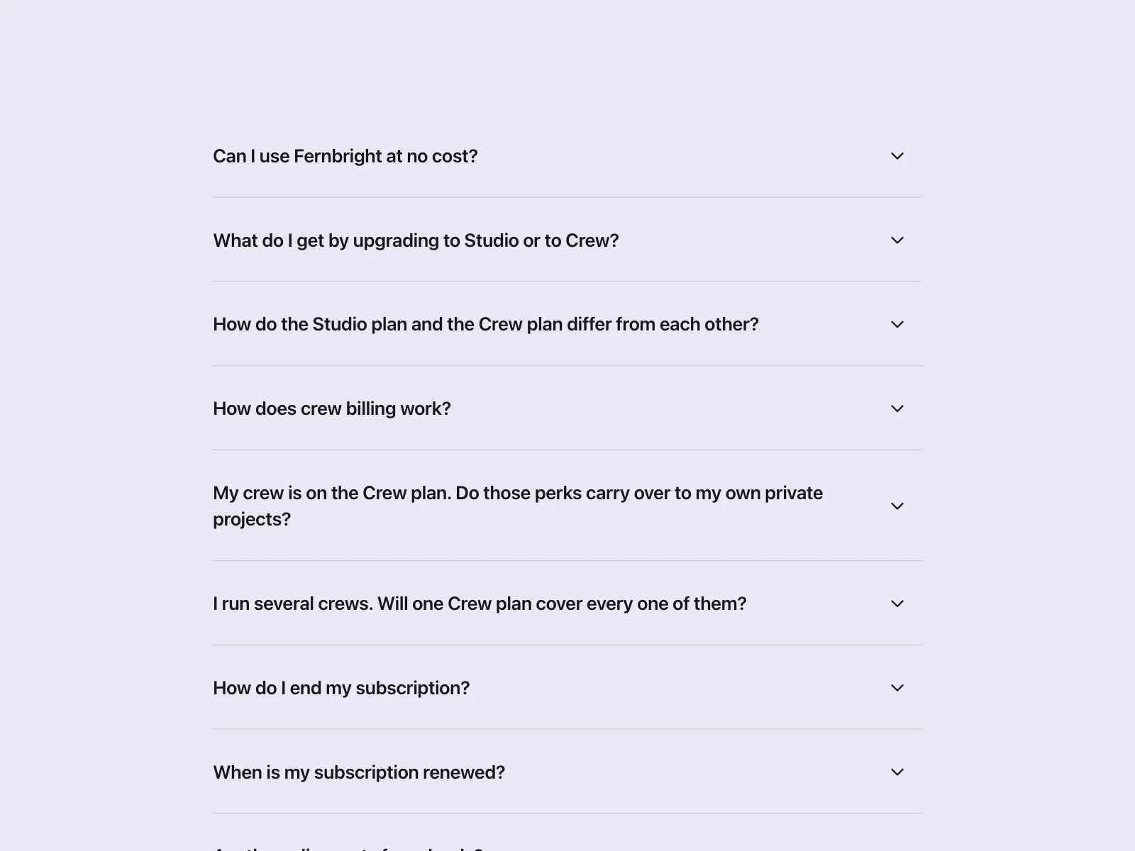 FAQ
