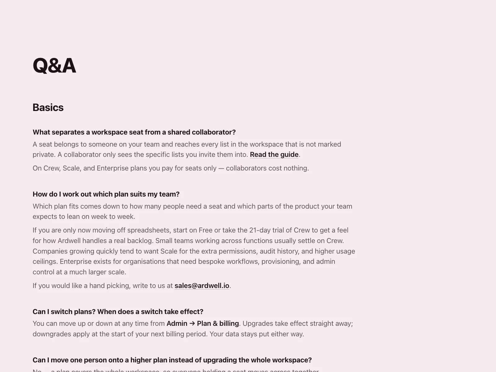 FAQ