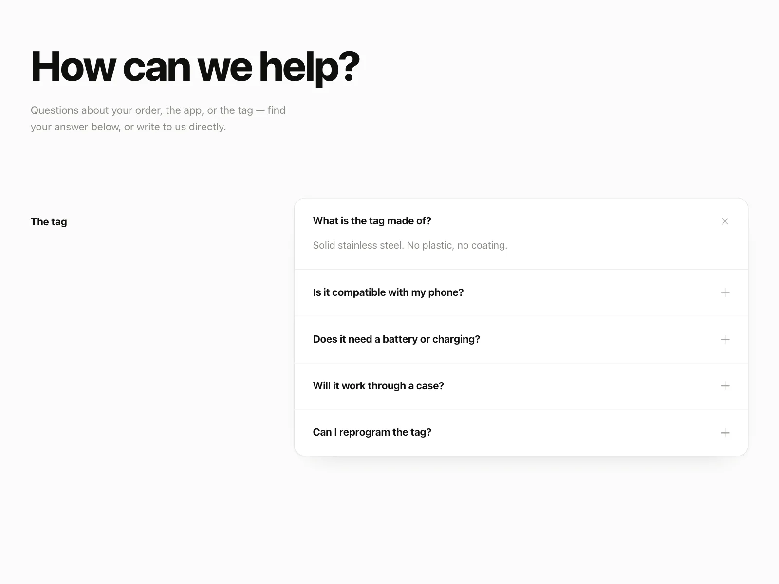 FAQ