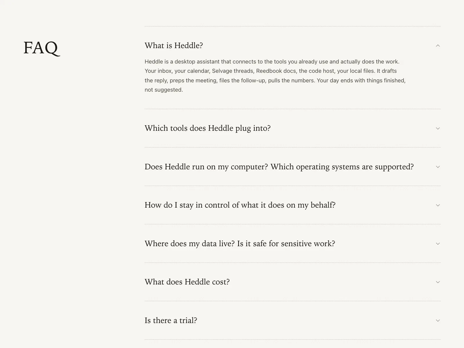FAQ