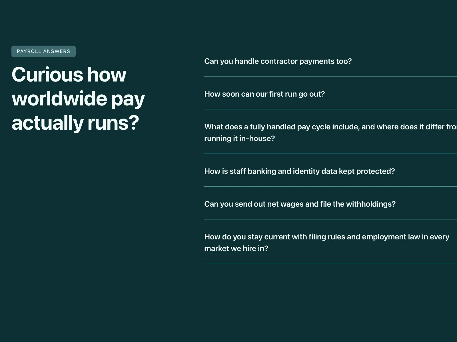 FAQ