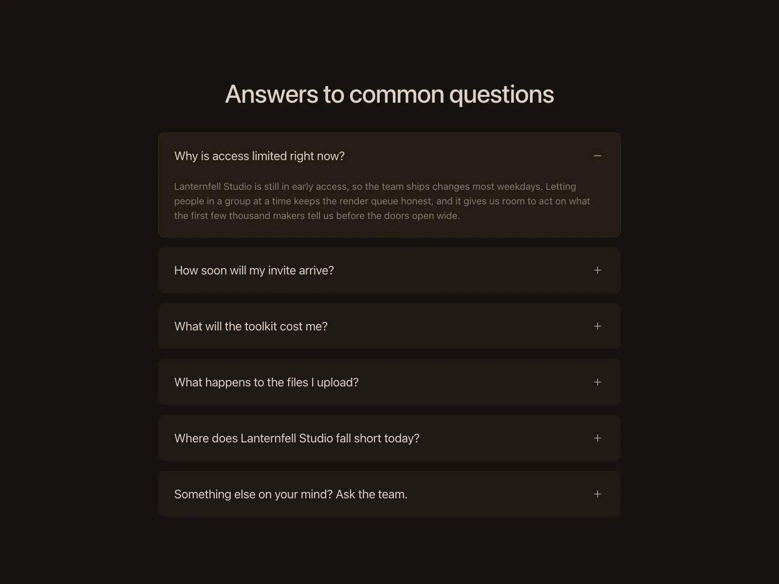 FAQ
