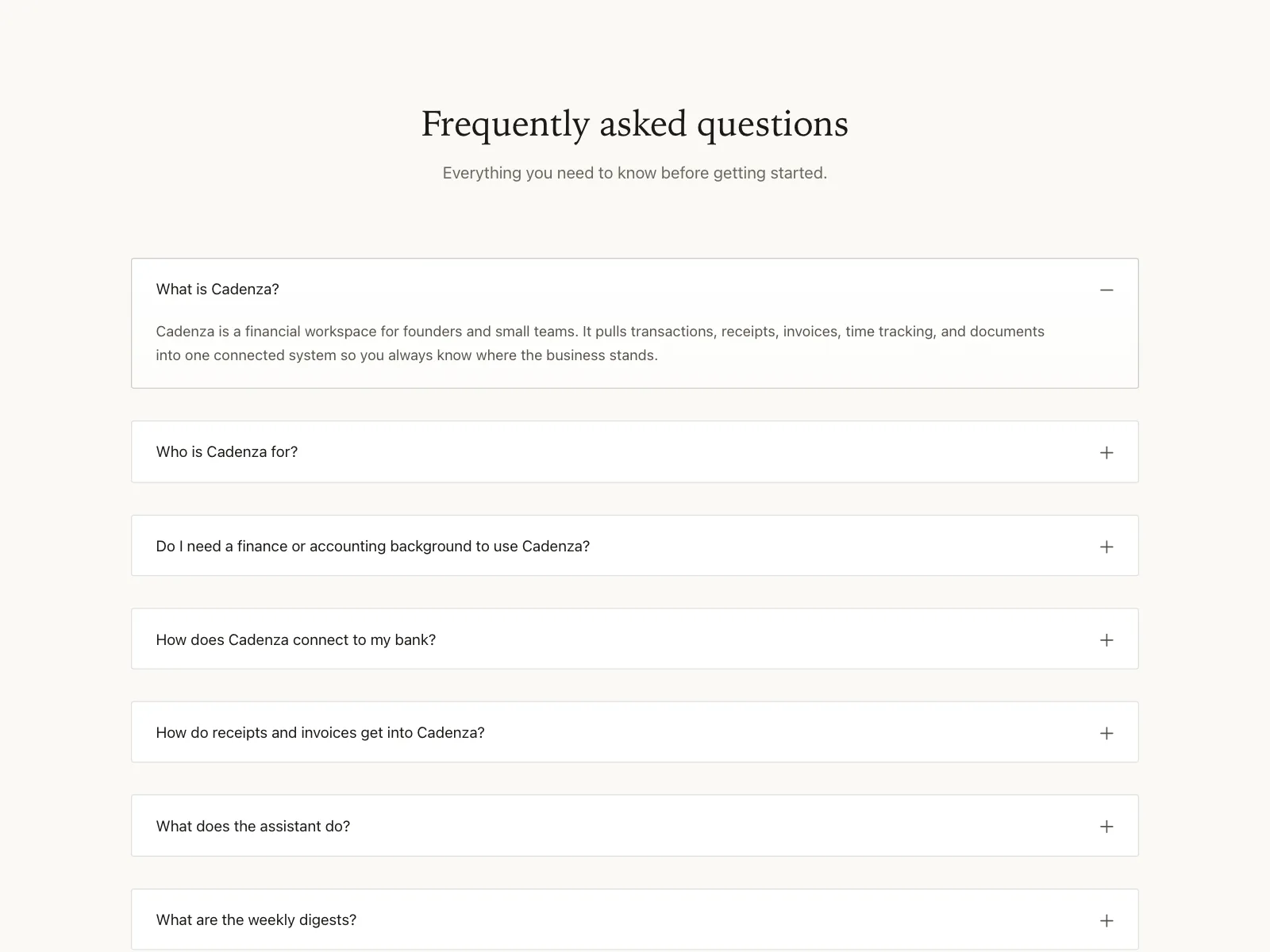 FAQ