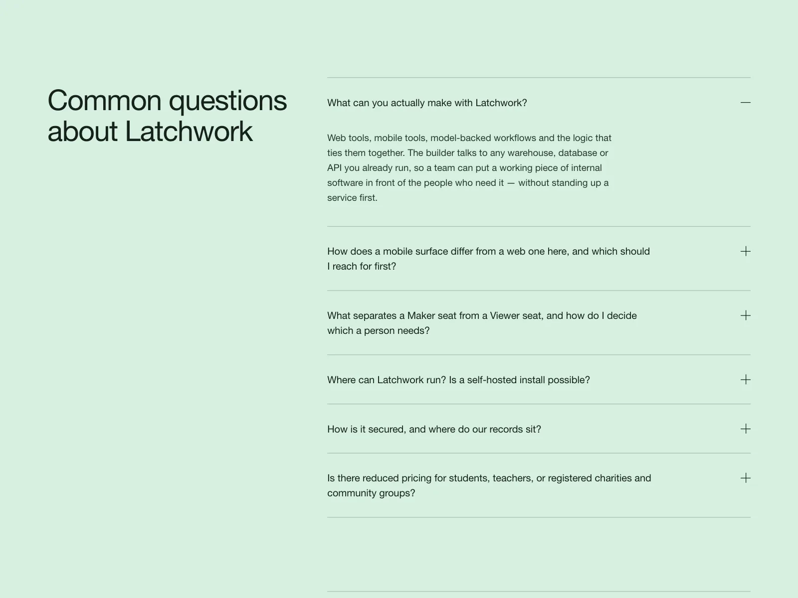 FAQ