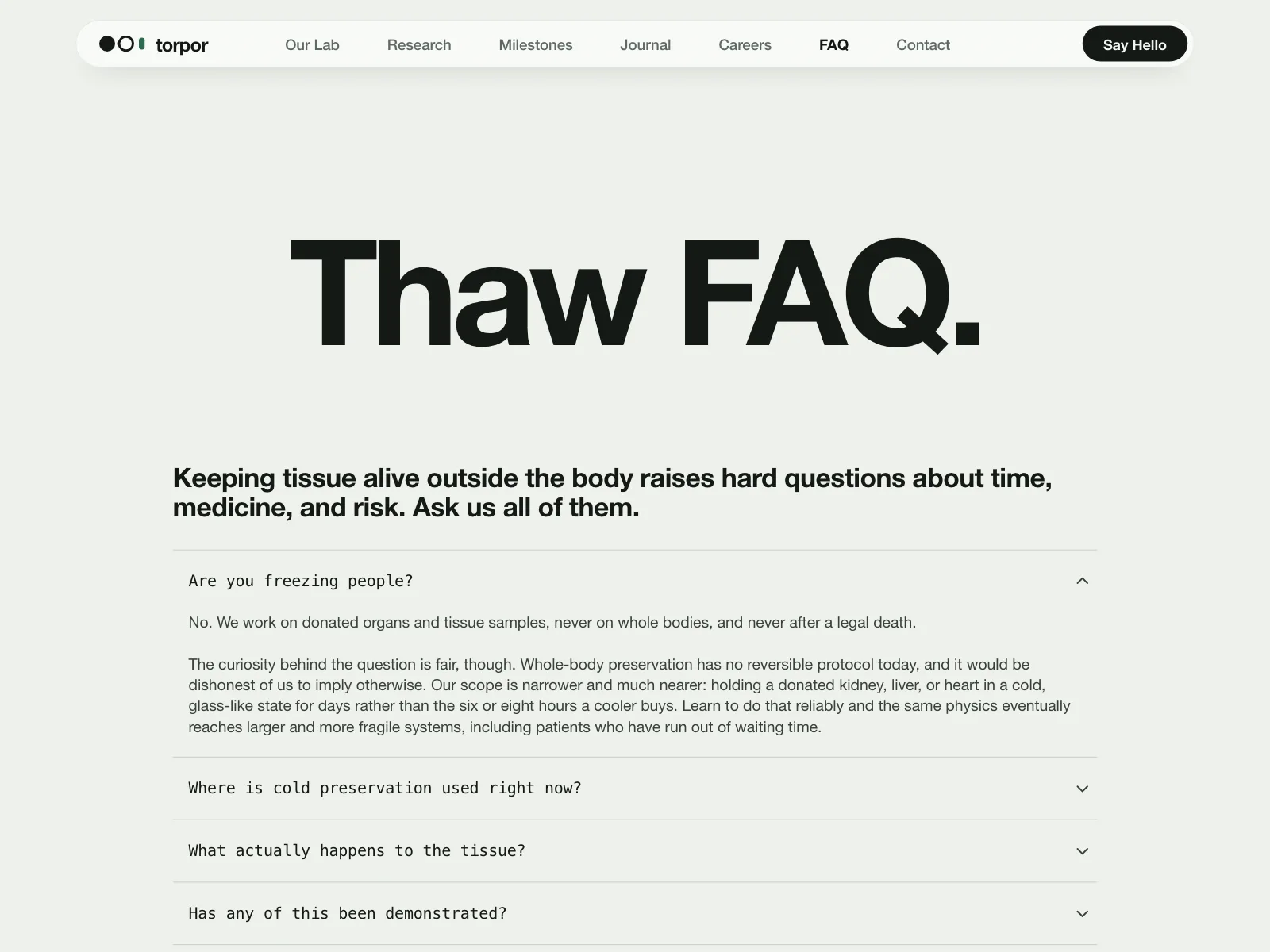 FAQ