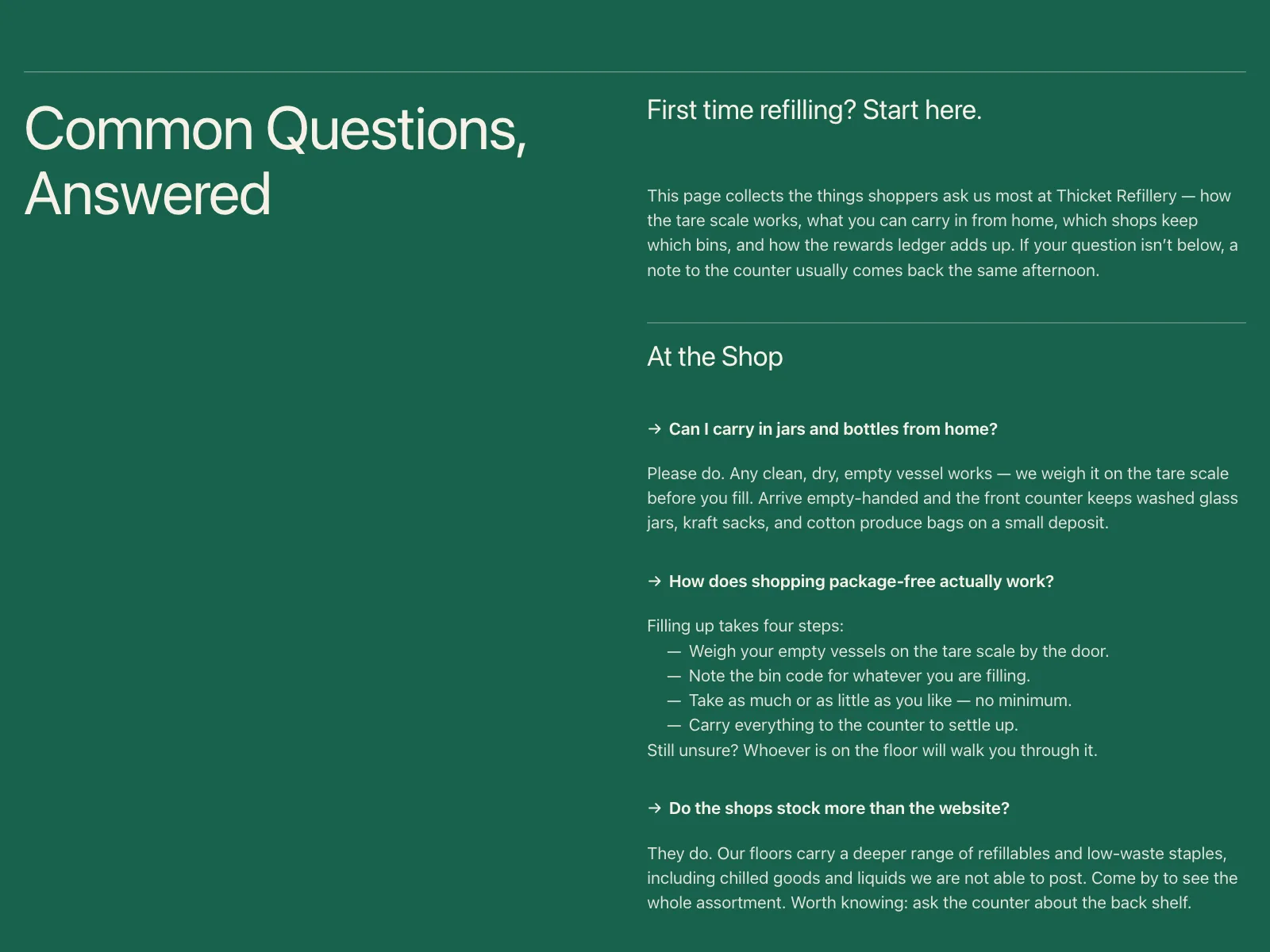 FAQ