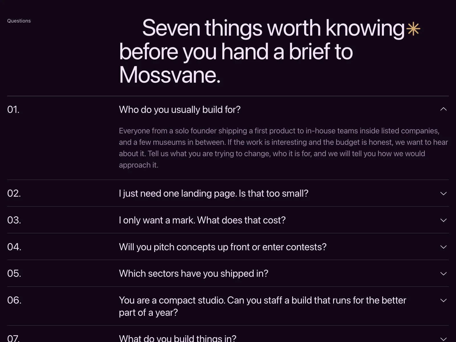 FAQ