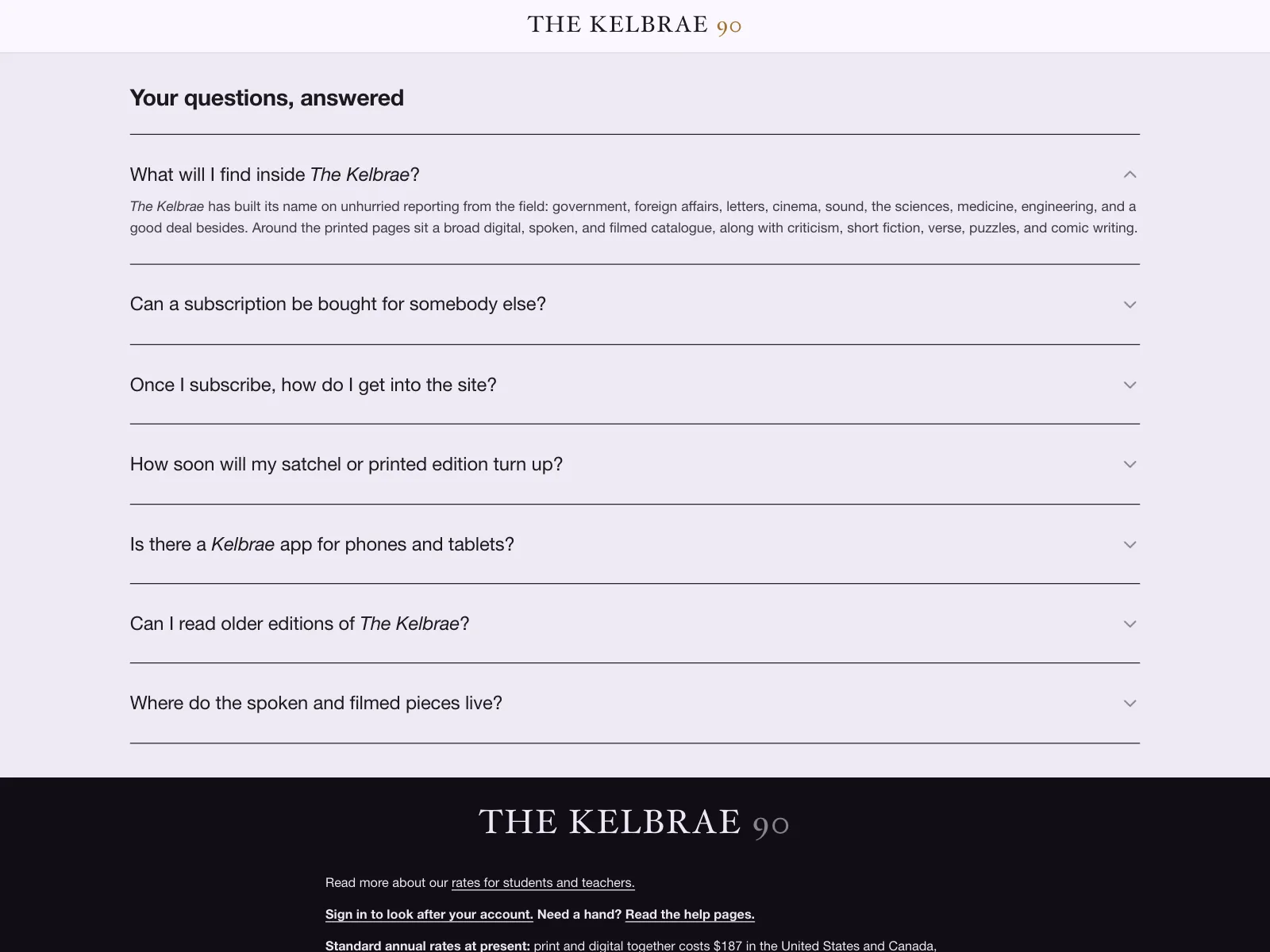 FAQ