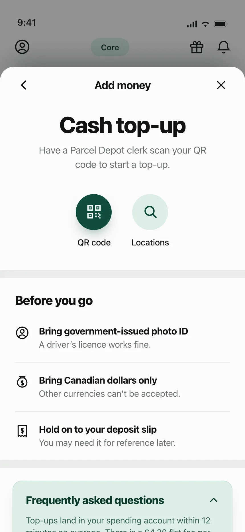 Feature info