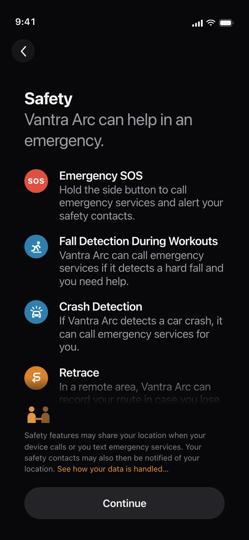 Feature info