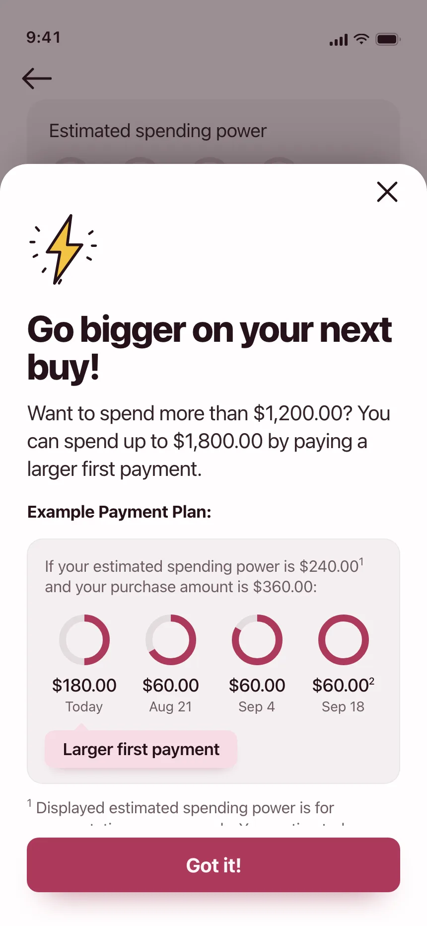 Feature info