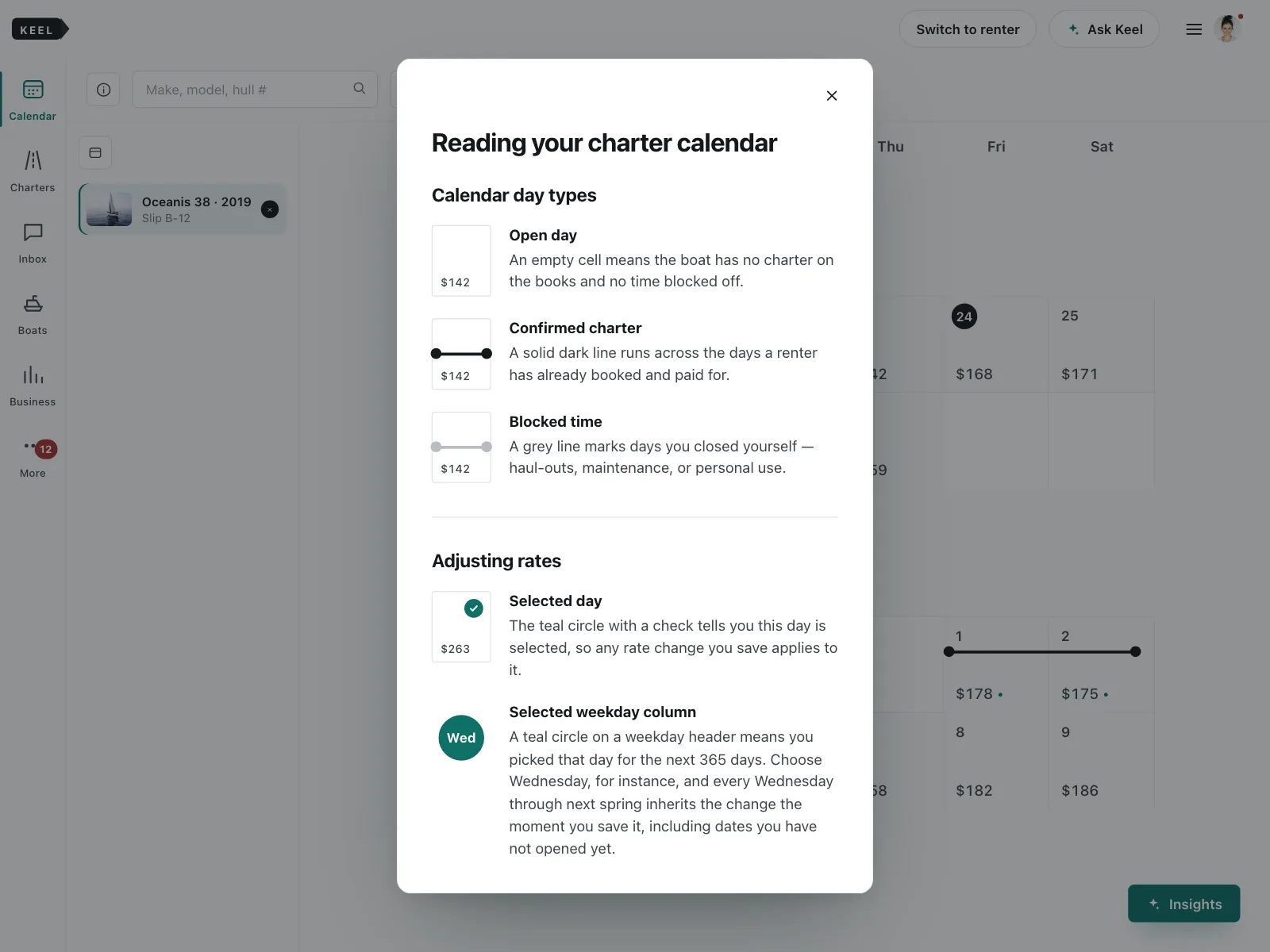 Feature info