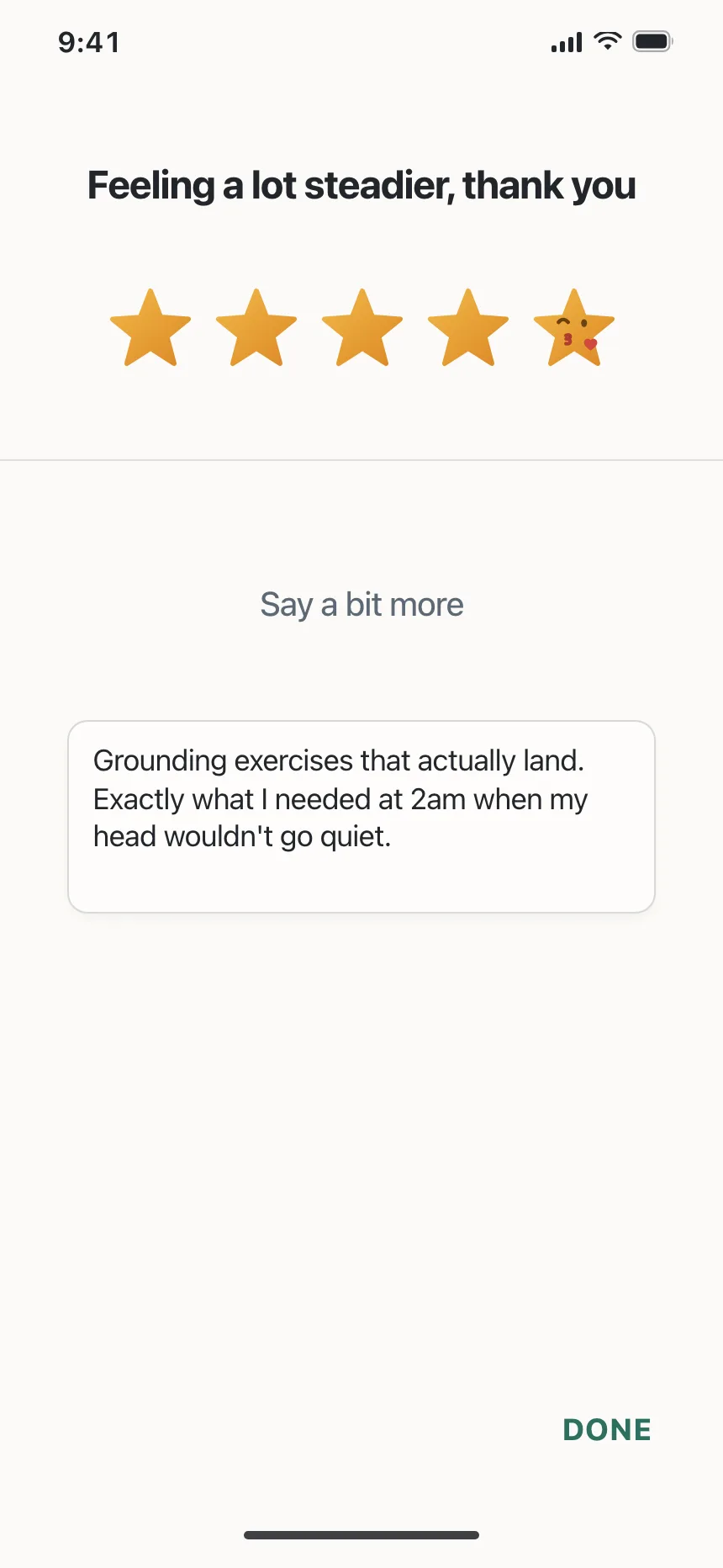 Feedback