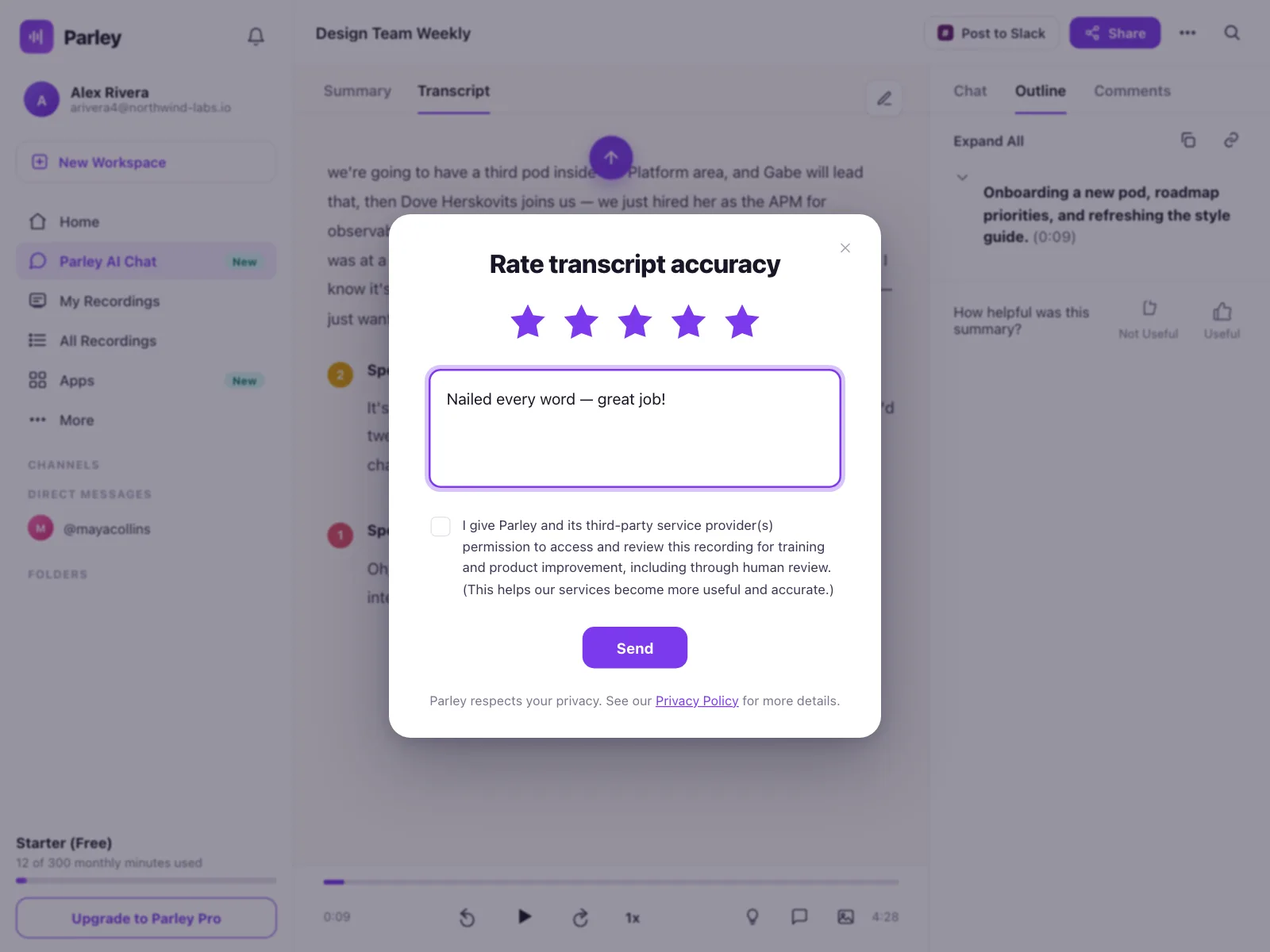 Feedback