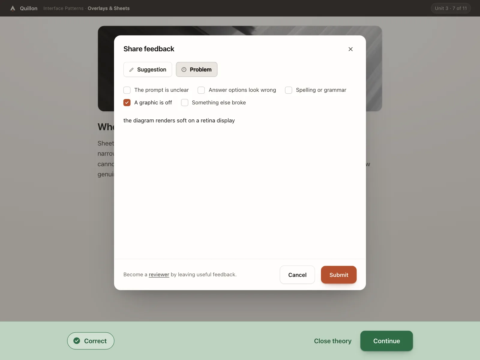 Feedback