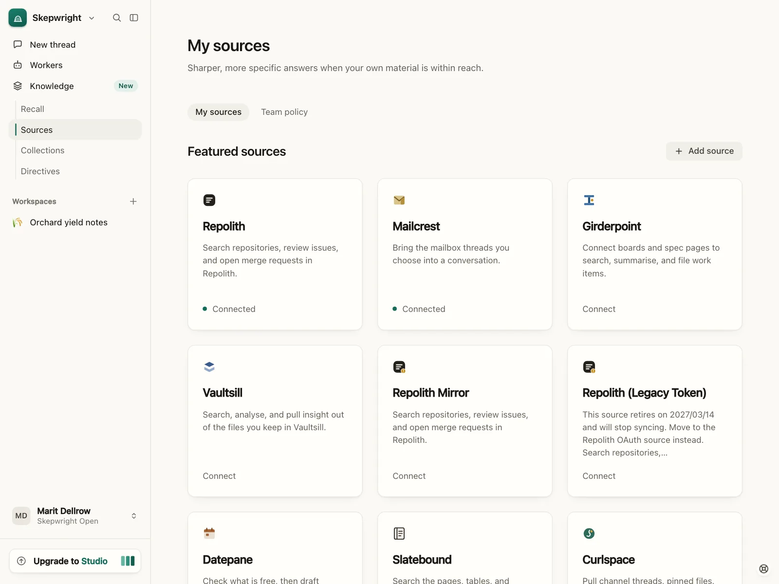Grid list