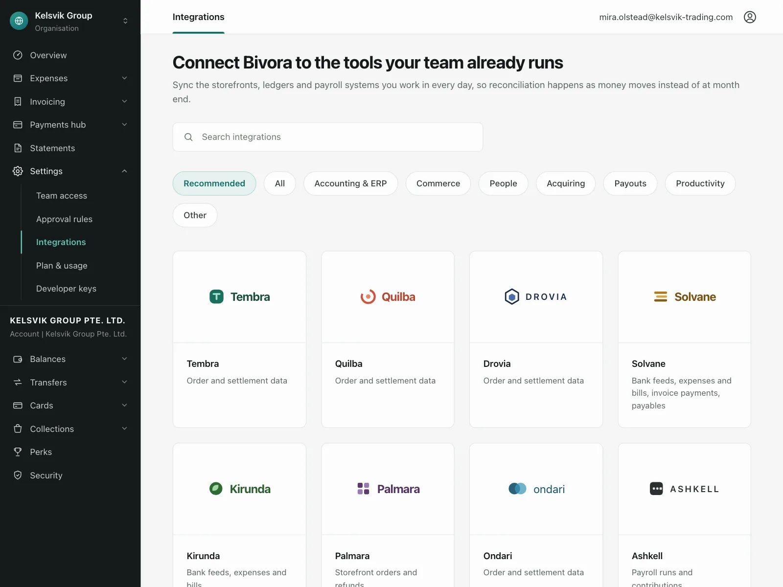Grid list