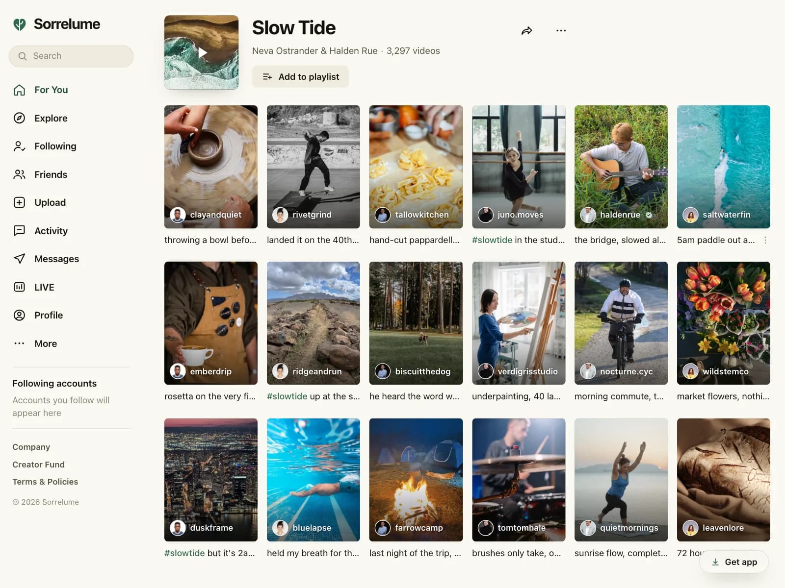 Grid list