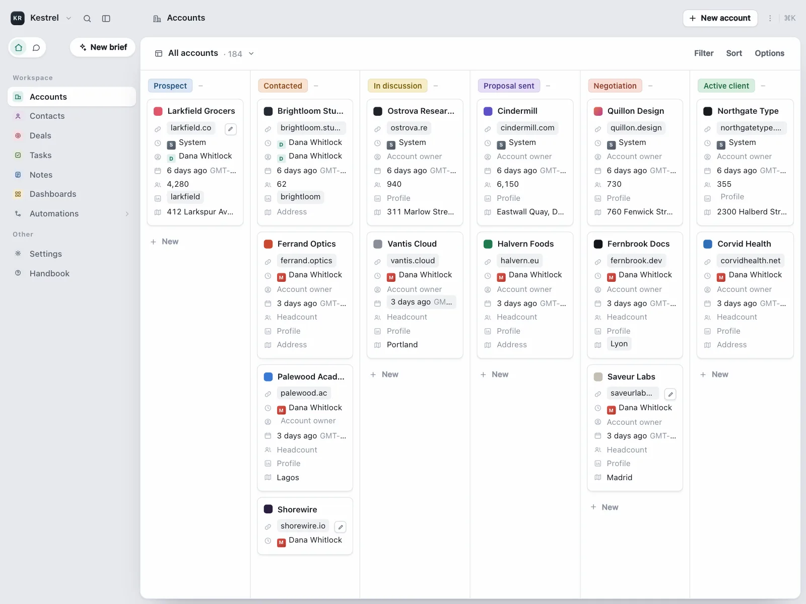 Kanban board
