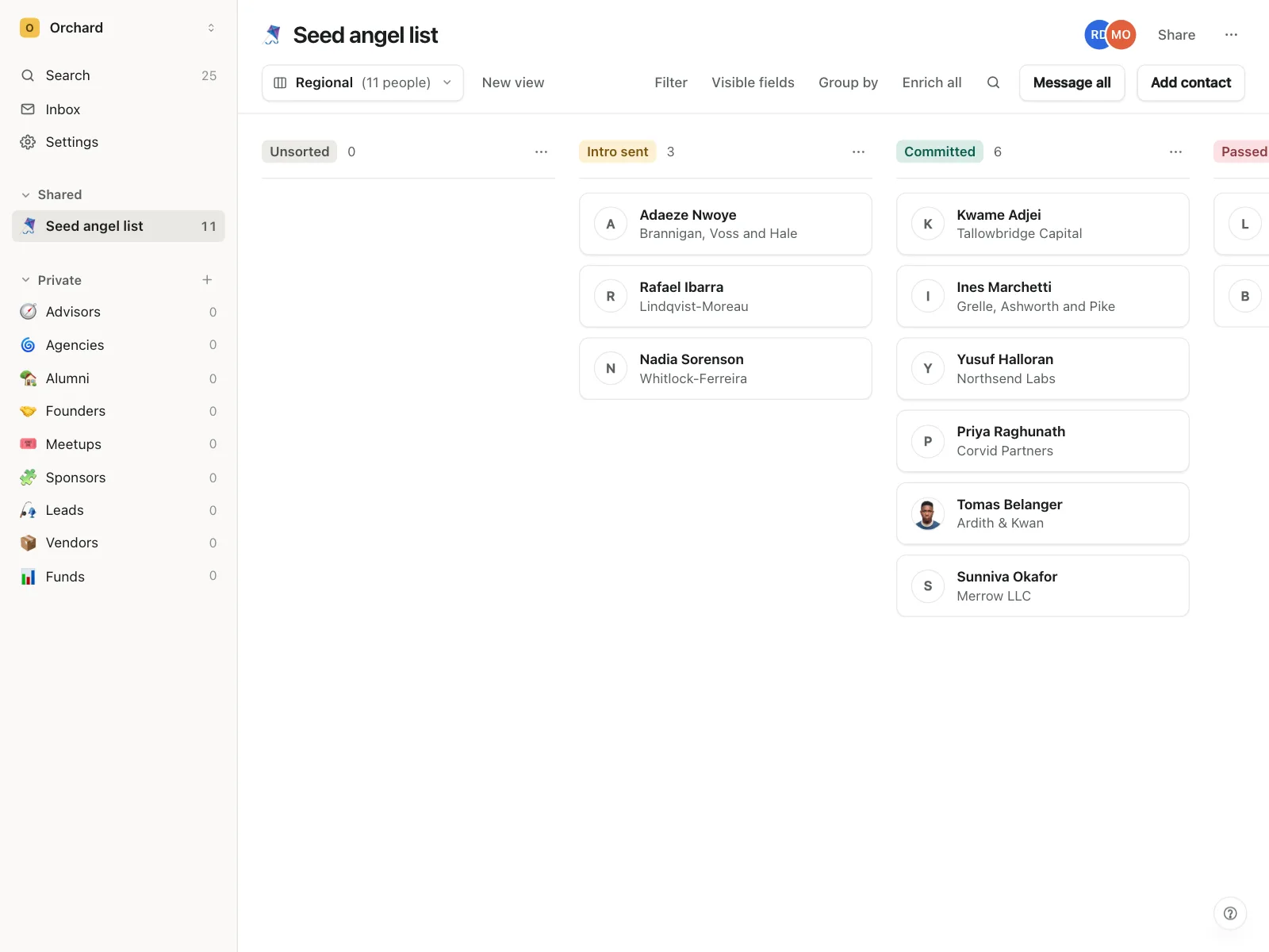 Kanban board