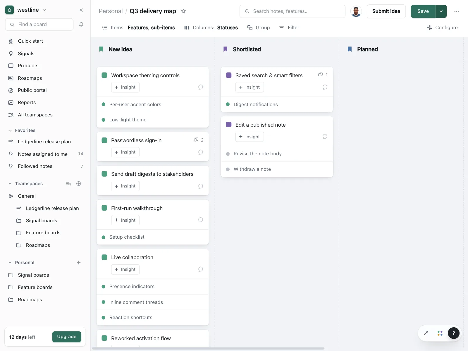 Kanban board