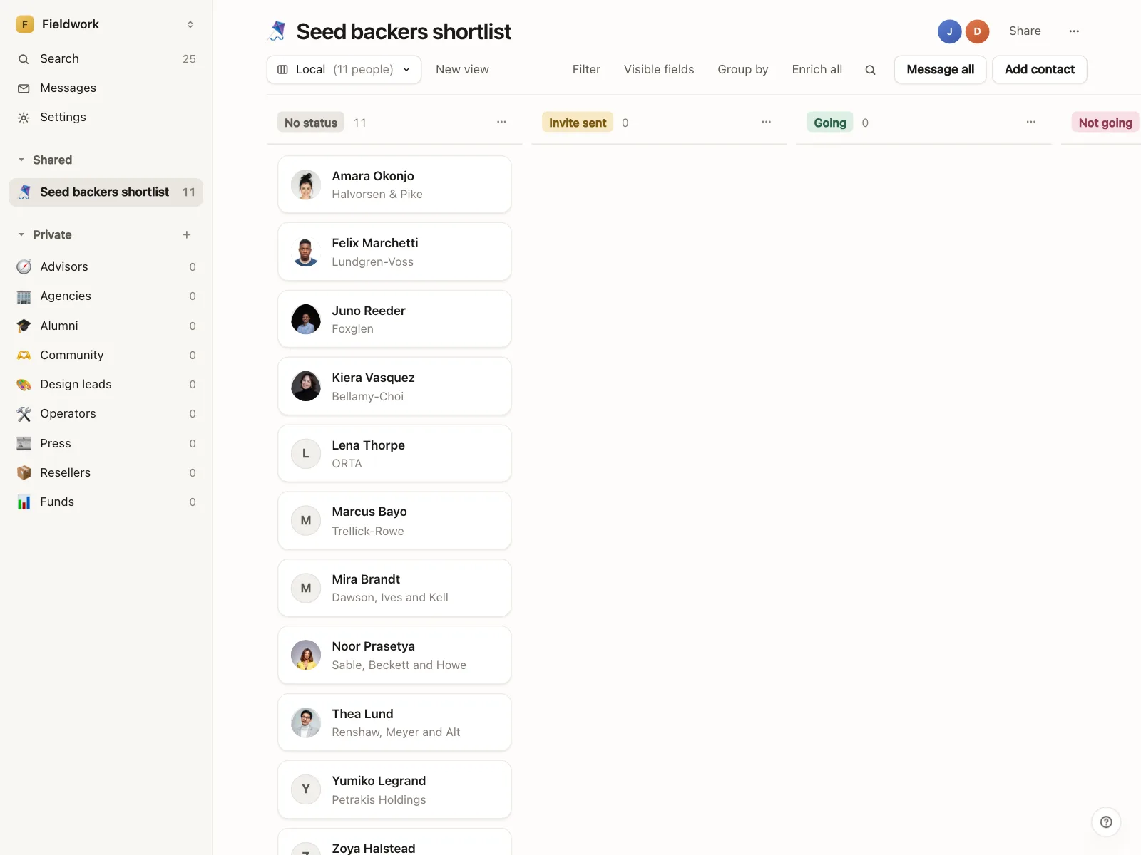 Kanban board