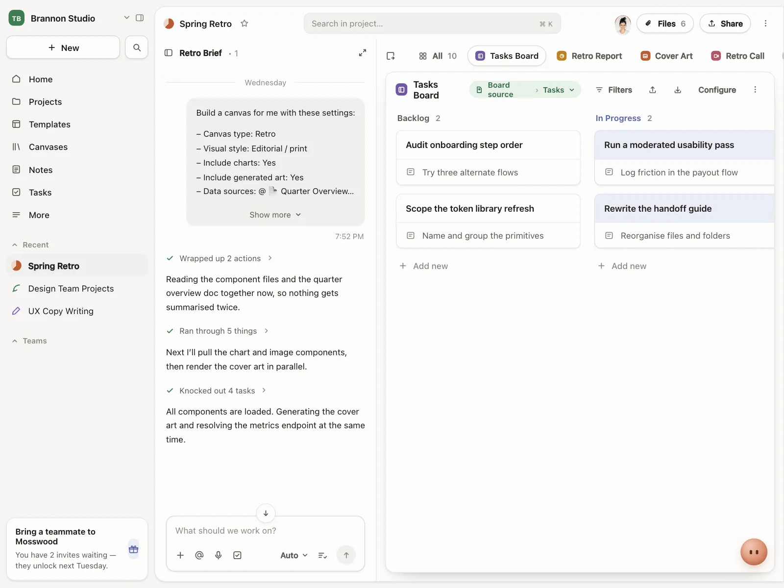 Kanban board