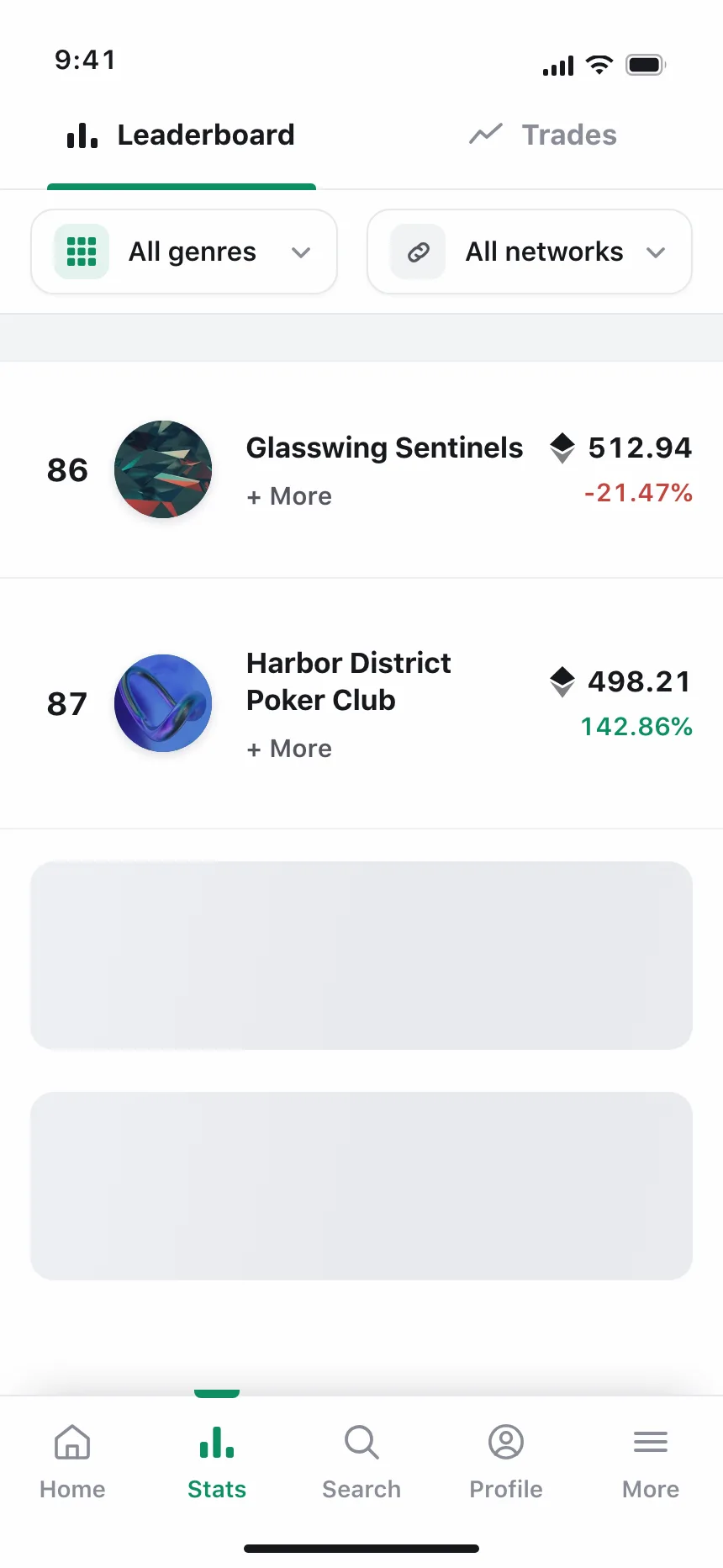 Leaderboard