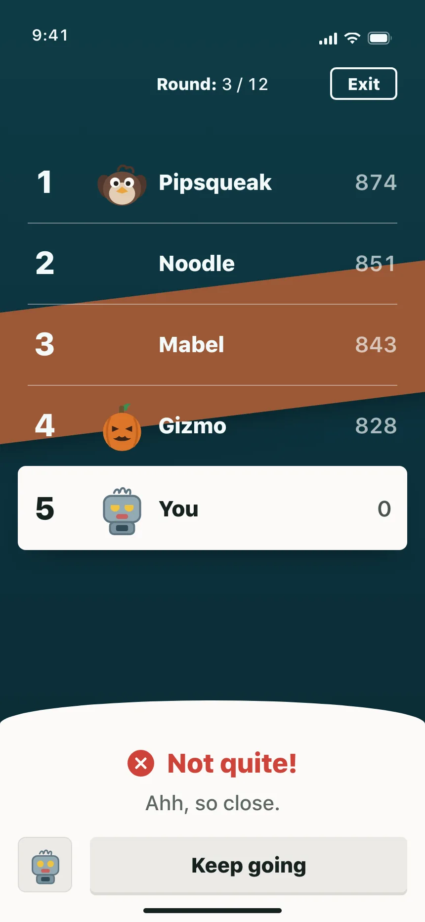 Leaderboard