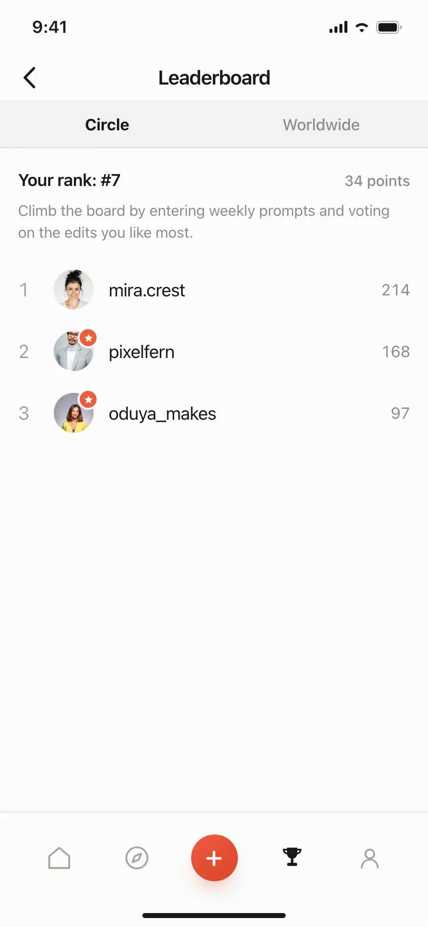Leaderboard