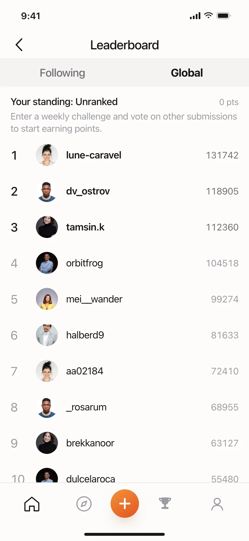 Leaderboard