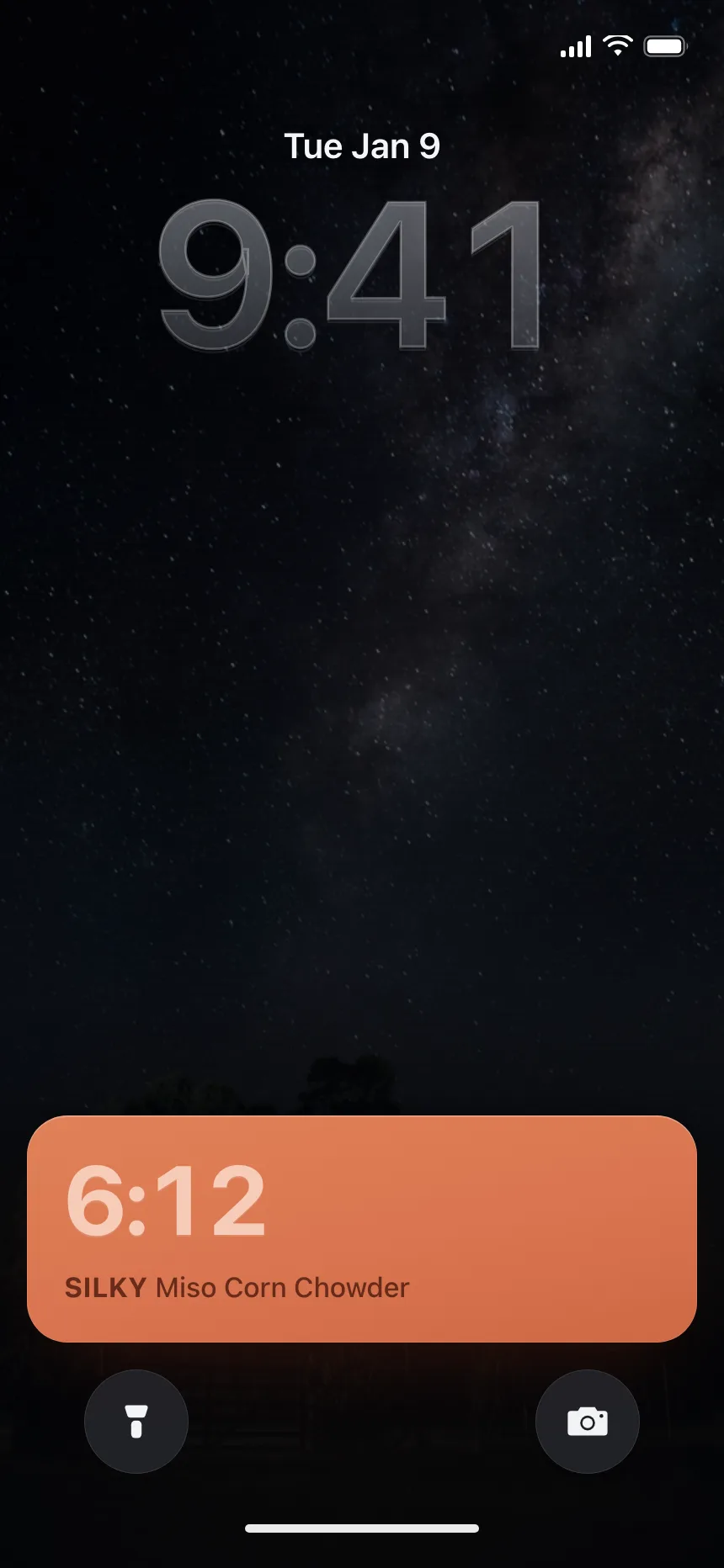 Lock screen