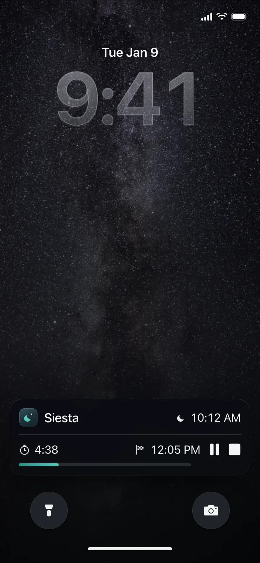 Lock screen