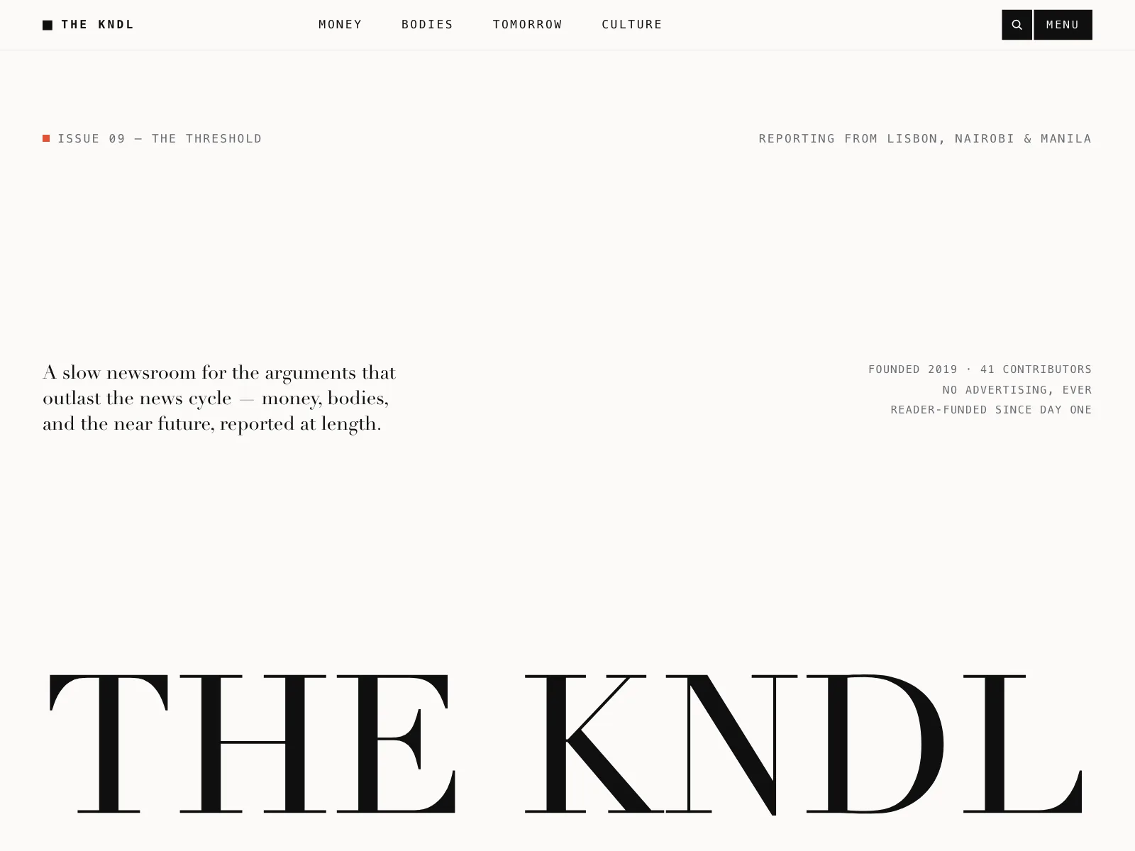 Magazine pages