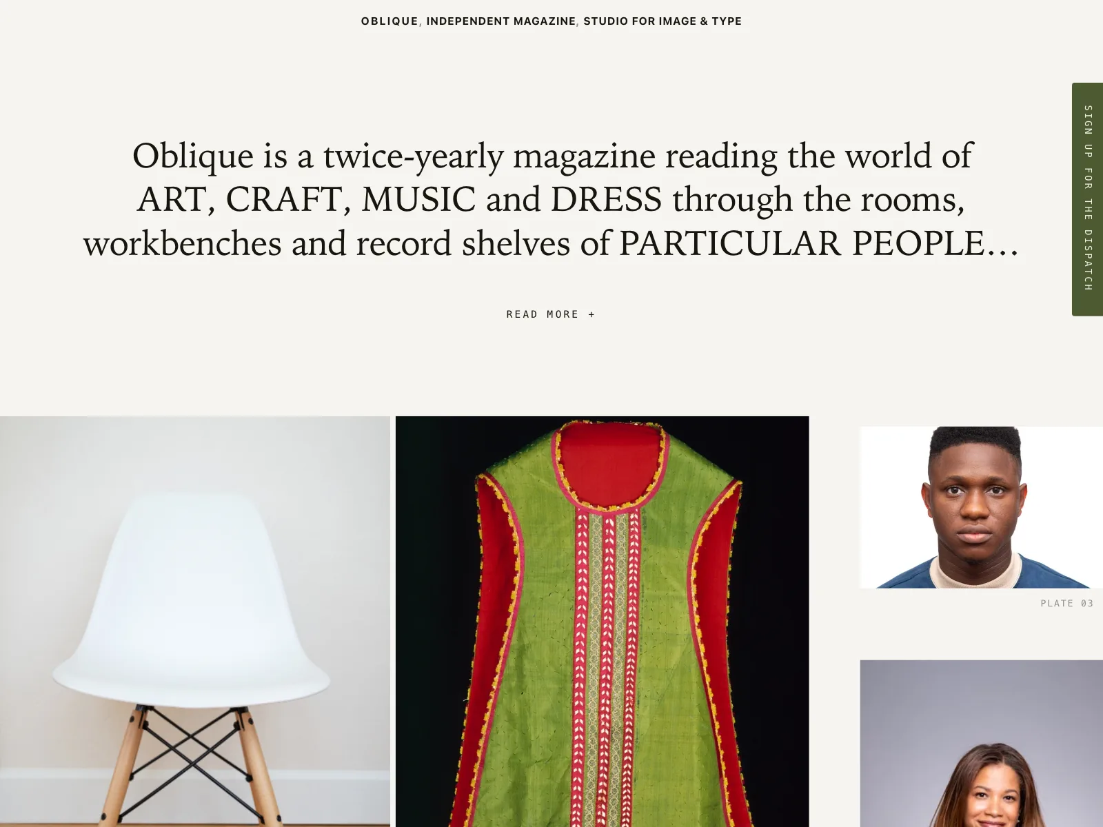 Magazine pages