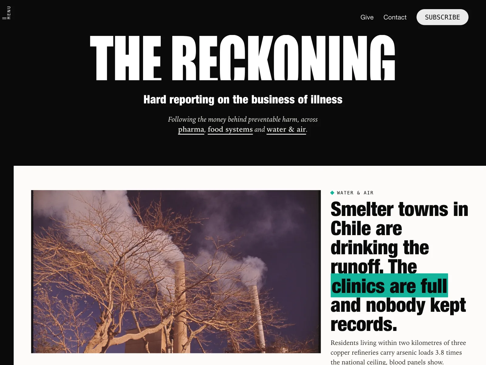 Magazine pages