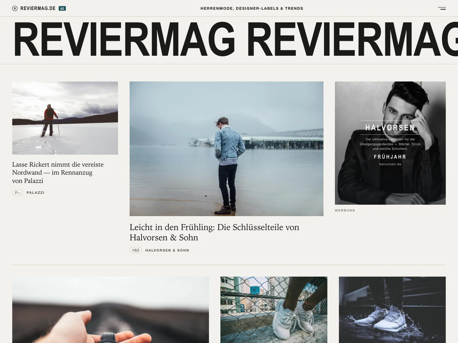 Magazine pages