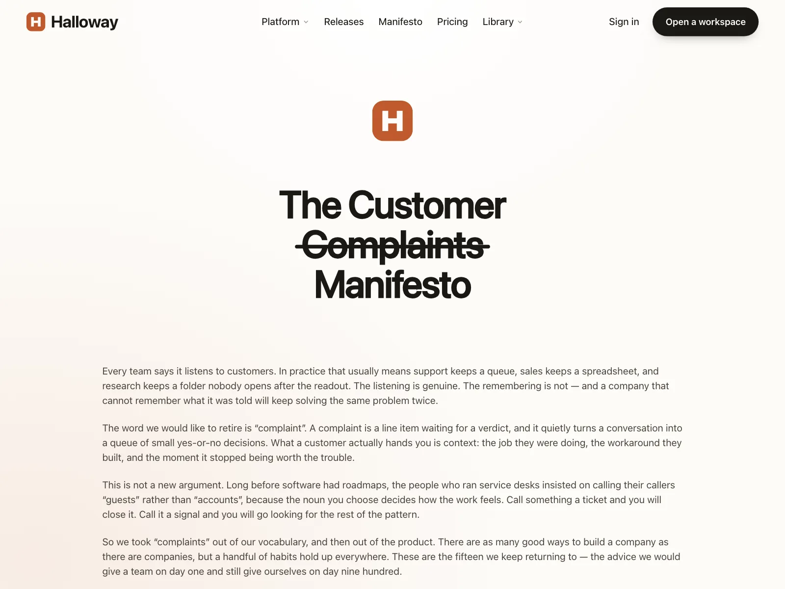 Manifesto
