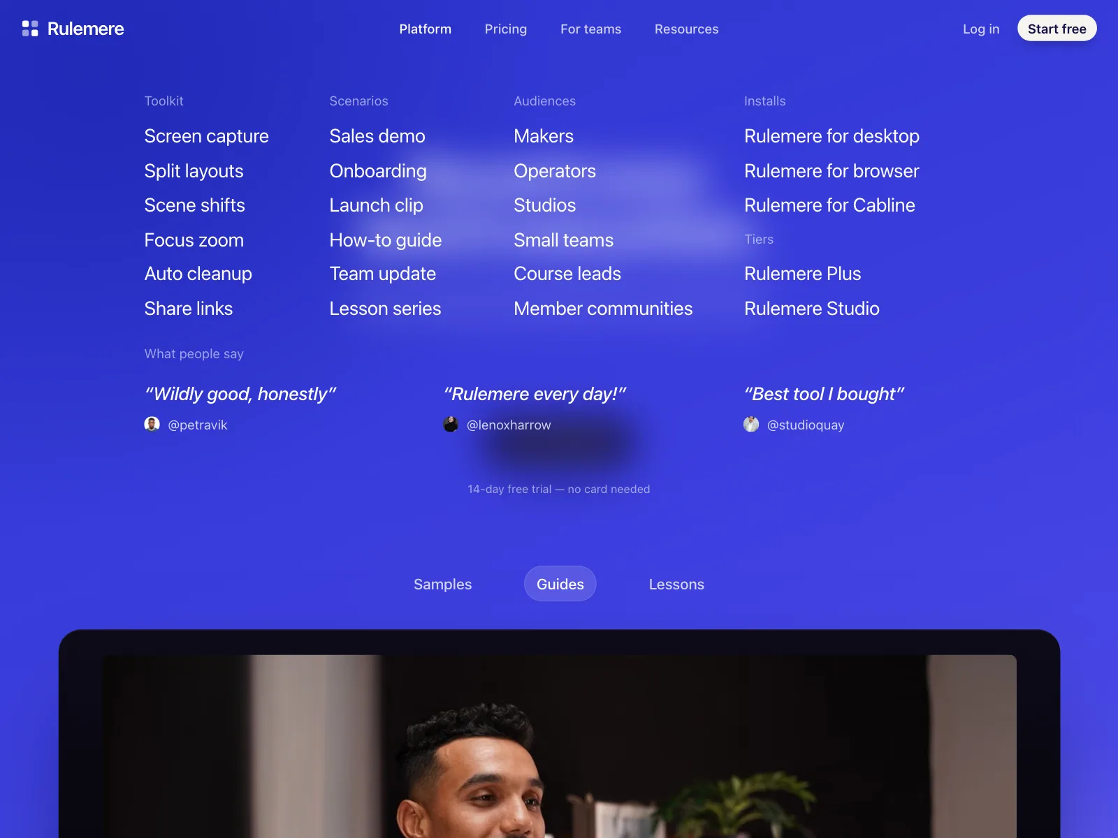 Mega menu